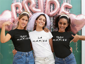 T-shirt La mariée / Team de la mariée EVJF