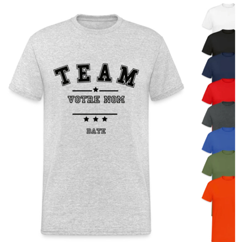 T-shirt TEAM à personnaliser