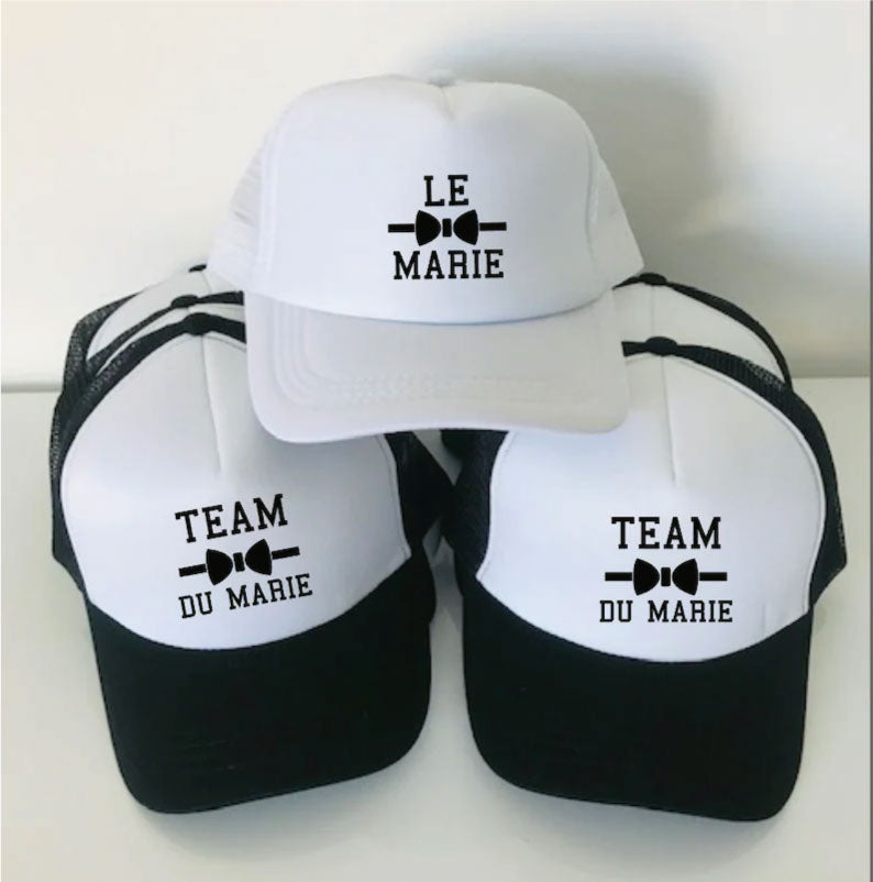 Casquette Le marié / Team du marié