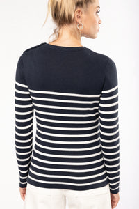 Pull marin femme