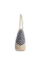 Charger l&#39;image dans la galerie, Sac shopping style marin en toile de jute