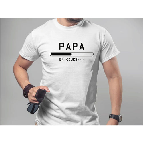 T-shirt Papa en cours