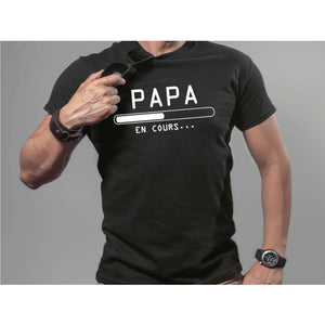 T-shirt Papa en cours