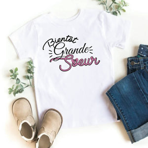 T-shirt Bientôt grande sœur