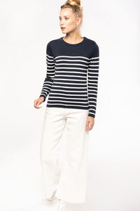 Pull marin femme