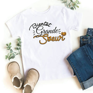 T-shirt Bientôt grande sœur