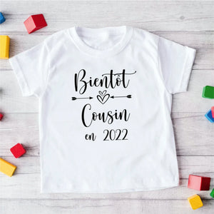 T-shirt Bientôt cousin