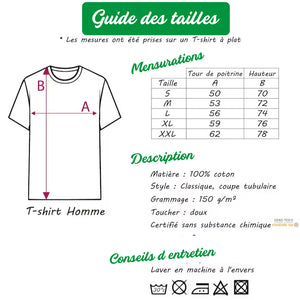 T-shirt PAPA avec prénom des enfants