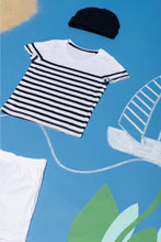 Charger l&#39;image dans la galerie, T-shirt marin bio enfant