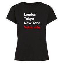 Charger l&#39;image dans la galerie, T-shirt homme London Tokyo New York et la ville ou le village de votre choix