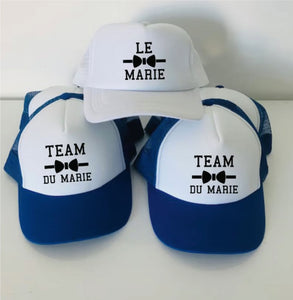 Casquette Le marié / Team du marié