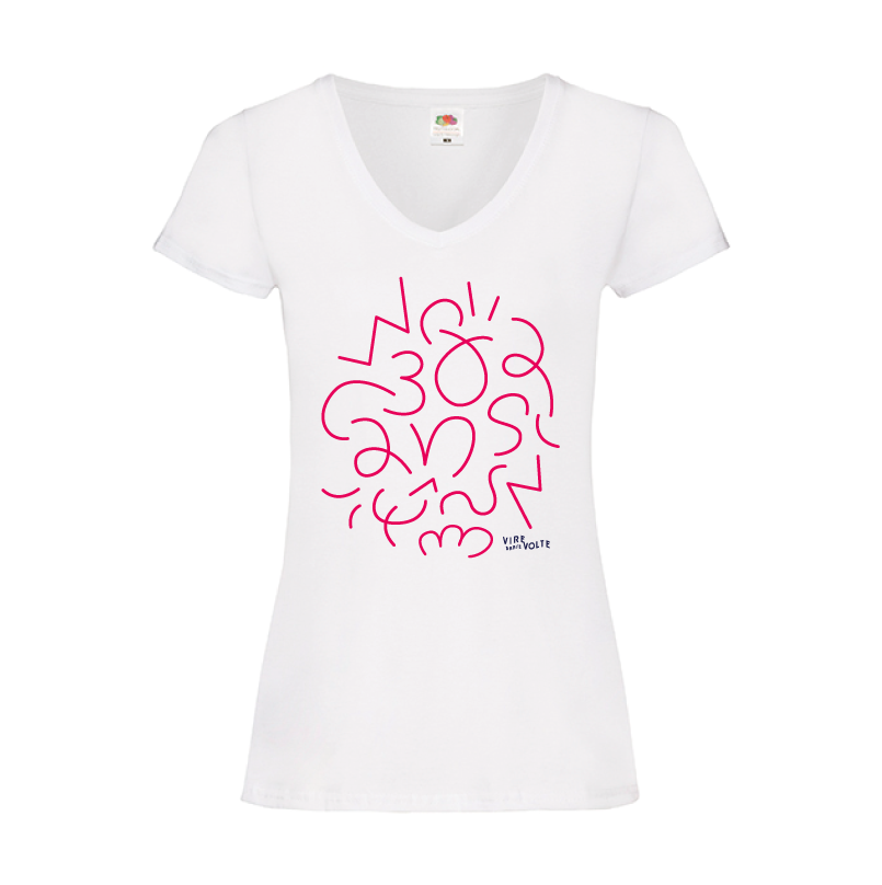 T-shirt col V femme Virevolte Danse