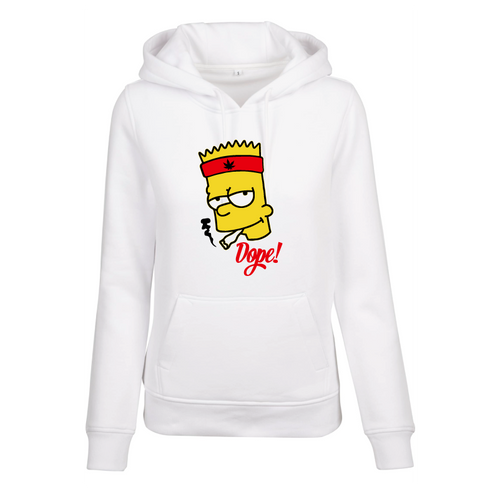 Sweat à capuche femme Bart Simpsons - Dope