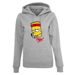 Sweat à capuche femme Bart Simpsons - Dope