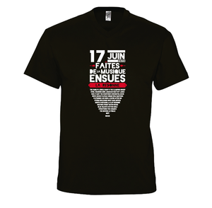 T-shirt col V Faîtes de la musique ENSUES 2023