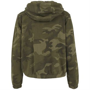 Sweat à capuche court camouflage femme - You know nothing Jon Snow