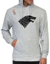 Charger l&#39;image dans la galerie, Sweat-shirt à capuche vintage - Game of Thrones Maison Stark