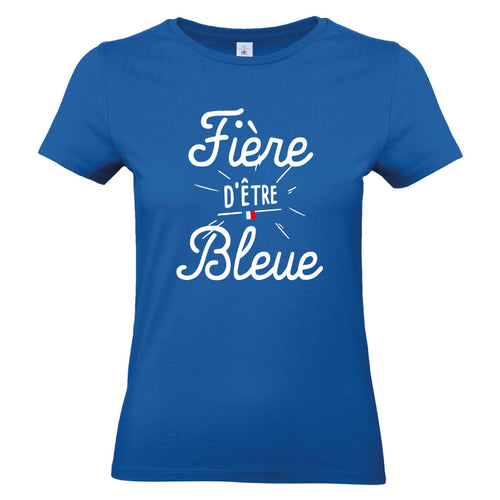 T-shirt pour femme Fière d'être bleues