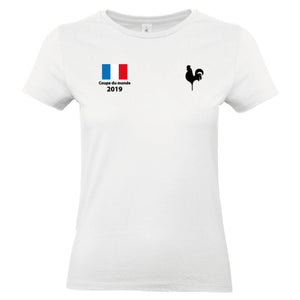 T-shirt pour femme Coupe du monde 2019 blanc