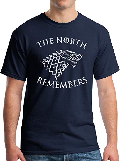 T-shirt Game of Thrones - The North remembers