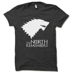 T-shirt Game of Thrones - The North remembers