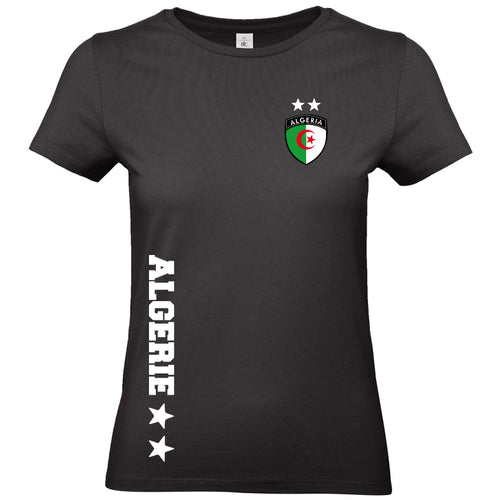 T-shirt femme Algérie **2019 noir
