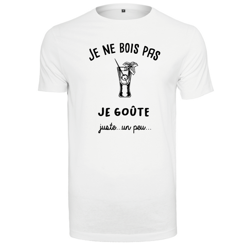 T-shirt homme Je ne bois pas, je goûte