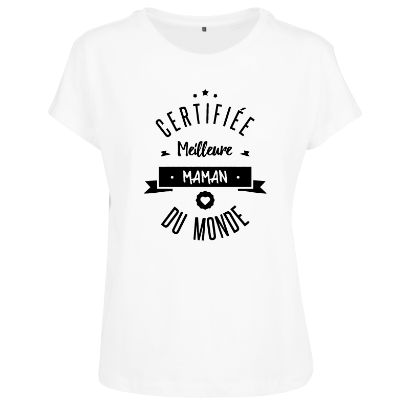 T-shirt femme Meilleure maman du monde