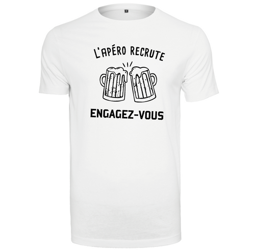 T-shirt homme L'apéro recrute