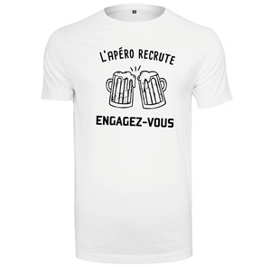 T-shirt homme L'apéro recrute