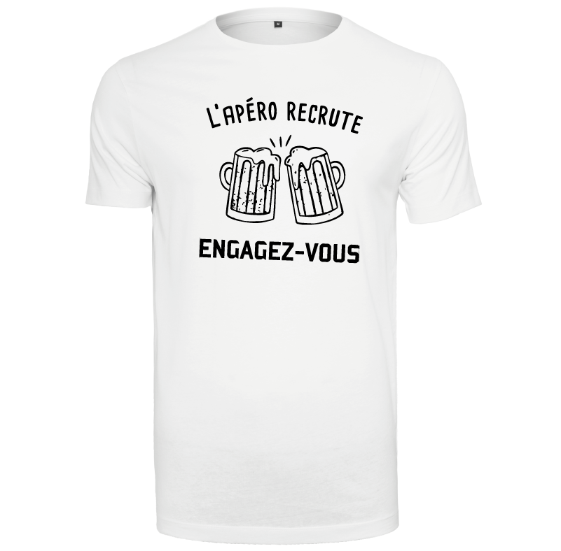 T-shirt homme L'apéro recrute