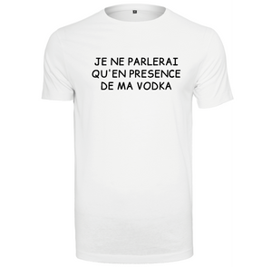 T-shirt homme Je ne parlerai qu'en présence..