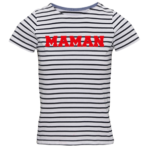 T-shirt marinière femme Maman