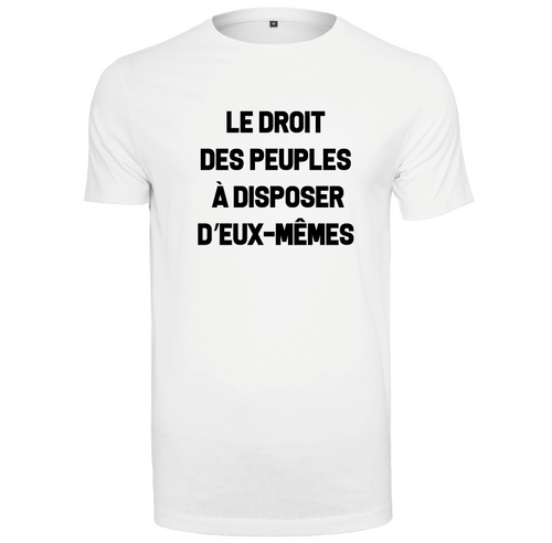 T-shirt homme Droit des peuples