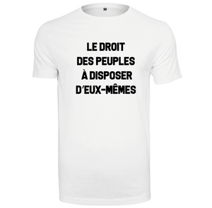 T-shirt homme Droit des peuples