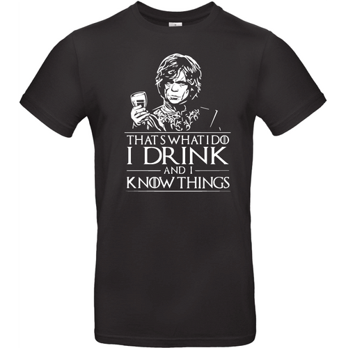 T-shirt homme I drink and I know things - Game of Thrones