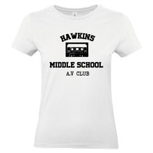 Charger l&#39;image dans la galerie, T-shirt femme Hawkins Middle School - Stranger things