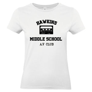 T-shirt femme Hawkins Middle School - Stranger things