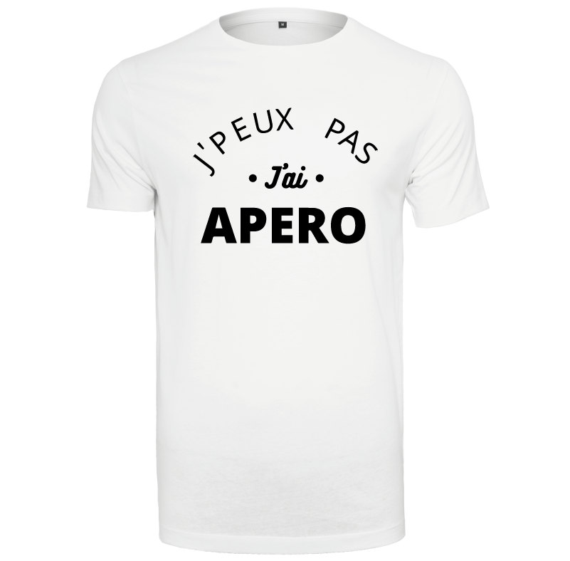 T-shirt homme J'peux pas j'ai apéro