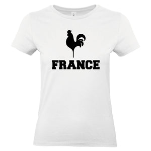 T-shirt pour femme France blanc