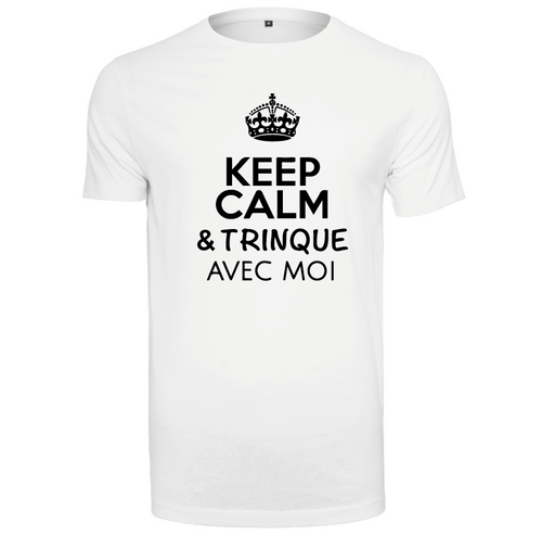 T-shirt homme Keep calm & trinque avec moi