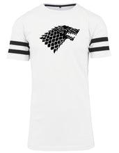 Charger l&#39;image dans la galerie, T-shirt Jersey à rayure Game of Thrones - Maison Stark