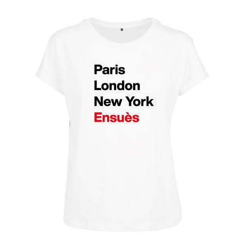 T-shirt femme Paris London New York Ensuès