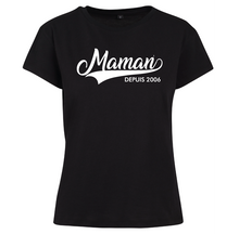 Charger l&#39;image dans la galerie, T-shirt Maman depuis.. (choisissez l&#39;année!)