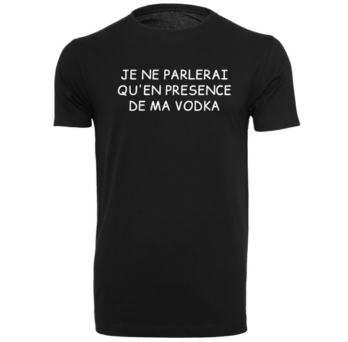 T-shirt homme Je ne parlerai qu'en présence..