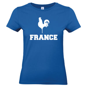 T-shirt pour femme France bleu