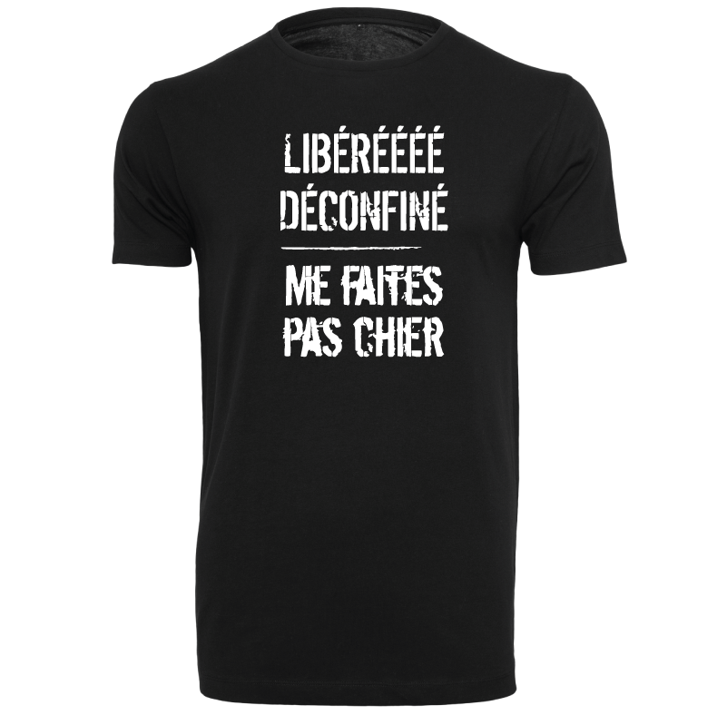 T-shirt homme Libéré déconfiné..