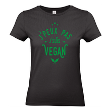 Charger l&#39;image dans la galerie, T-shirt &quot;Je peux pas je suis vegan&quot; - Choisissez votre modèle