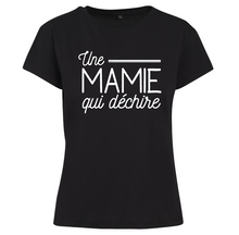 Charger l&#39;image dans la galerie, T-shirt femme Une mamie qui déchire