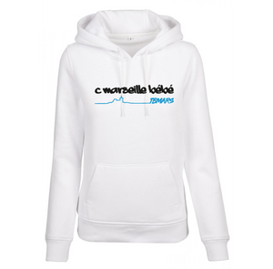 Sweat à capuche femme C'est Marseille bébé